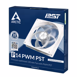 ARCTIC P14 PWM PST Boitier PC Ventilateur 14 cm Transparent, Blanc - Vue supplémentaire 4