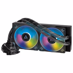 ARCTIC Liquid Freezer II 240 A-RGB, Refroidisseur de liquide tout-en-un, 12 cm, 48,8 cfm, Noir