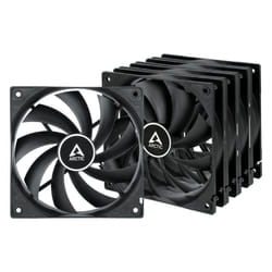 ARCTIC F12 Boitier PC Ventilateur 12 cm Noir 5 pièce(s)