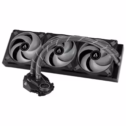 ARCTIC Liquid Freezer II 420 A-RGB, Refroidisseur de liquide tout-en-un, 14 cm, 200 tr/min, 1800 tr/min, 0,3 sone, Noir