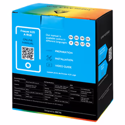 ARCTIC Freezer A35 A-RGB Processeur Refroidisseur d'air 11,2 cm Noir 1 pièce(s) - Vue supplémentaire 9