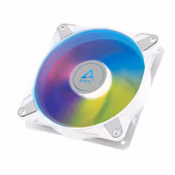 ARCTIC P12 PWM PST A-RGB 0dB, Ventilateur, 12 cm, 2000 tr/min, 48,8 cfm, 82,91 m³/h, Blanc