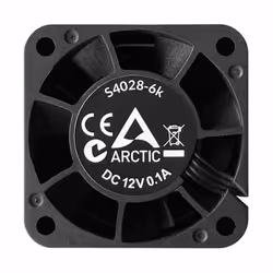 ARCTIC S4028-6K Boitier PC Ventilateur 4 cm Noir 1 pièce(s)