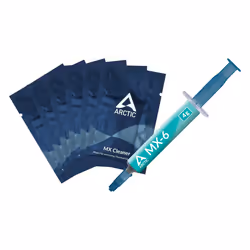 ARCTIC MX-6, Pâte thermoconductible, Gris, 150 °C, -50 °C, 4 g, 1 pièce(s)