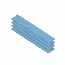ARCTIC TP-3, Pad thermique, Bleu, 150 °C, -40 °C, 120 mm, 20 mm