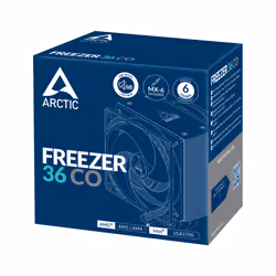 ARCTIC Freezer 36 CO Processeur Refroidisseur d'air 12 cm Noir, Argent 1 pièce(s) - Vue supplémentaire 6