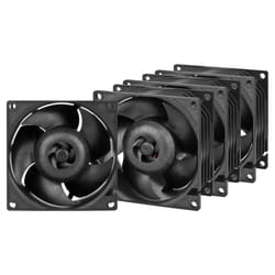 ARCTIC S8038-7K Processeur Ventilateur 8 cm Noir 4 pièce(s)