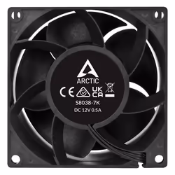 ARCTIC S8038-7K Processeur Ventilateur 8 cm Noir 4 pièce(s) - Vue supplémentaire 4