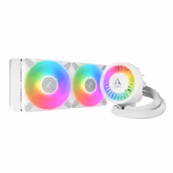 ARCTIC Liquid Freezer III 240 A-RGB, Refroidisseur de liquide tout-en-un, 12 cm, 48,82 cfm, 82,91 m³/h, Blanc