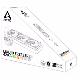 ARCTIC Liquid Freezer III 420 A-RGB Processeur Refroidisseur de liquide tout-en-un 14 cm Blanc 1 pièce(s) - Vue supplémentaire 16