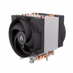 ARCTIC Freezer 4U-SP5, Refroidisseur d'air, 12 cm, 137,69 m³/h, Aluminium, Noir