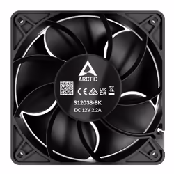 ARCTIC S12038-4K - 3 Pack Boitier PC Ventilateur 12 cm Noir 3 pièce(s) - Vue supplémentaire 4