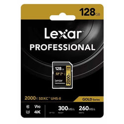 Carte Mémoire SDXC - Lexar - Professional 2000x - 64 Go - 300 Mo/s - DSLR Caméras Vidéo