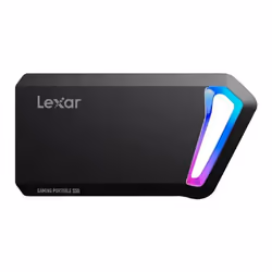 Disque dur SSD externe - Lexar - LSL660X512G-RNNNG - 512 Go - USB 3.2 Gen 2x2 - LED RVB