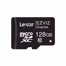 Carte mémoire Micro SD 128 Go - CS-CMT-CARDT128G-D - EZVIZ Si vous souhaitez stocker des vidéos de surveillance et des fichie ...