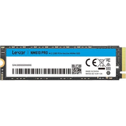 SSD Interne - LEXAR - NM610PRO - 2To - M.2 2280 - PCIe Gen3x4 NVMe 1.4