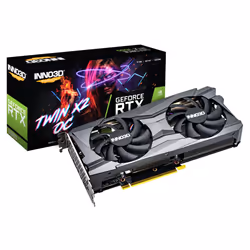 Inno3D GEFORCE RTX 3060 TWIN X2 OC, GeForce RTX 3060, 12 Go, GDDR6, 192 bit, 7680 x 4320 pixels, PCI Express x16 4.0