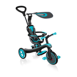 Globber Explorer Trike 4in1 Enfants Kickbike Bleu
