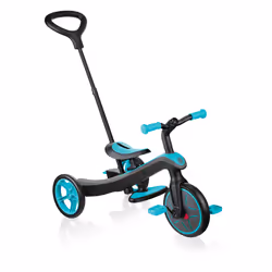 Globber Explorer Trike 4in1 Enfants Kickbike Bleu