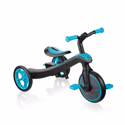 Globber Explorer Trike 4in1 Enfants Kickbike Bleu