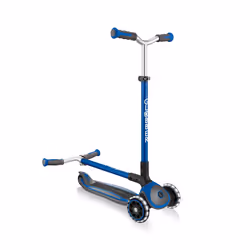 Globber Master lights Enfants Trottinette à trois roues Noir, Bleu