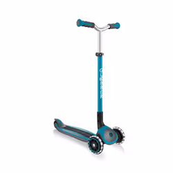 Globber Master lights Enfants Trottinette à trois roues Turquoise