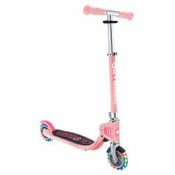 Globber - Trottinette 2 roues FLOW FOLDABLE JUNIOR LIGHTS - Rose pastel