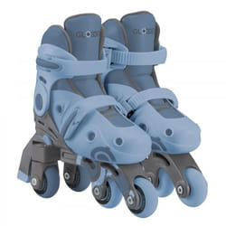 Globber - Rollers évolutifs 2-EN-1 Taille XS/S du 26 au 29 - Bleu