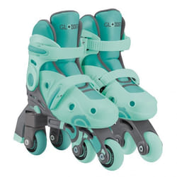 Globber - Rollers évolutifs 2-en-1 Taille S-M du 30 au 33 - Vert menthe