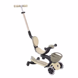 Globber - Trottinette évolutive GO-UP BABY 360 LIGHTS - Taupe