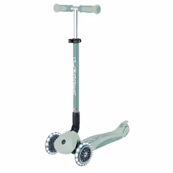 Trottinette - Globber - Go Up Deluxe Lights - 3 roues - Finition Paille De Blé - Pistache