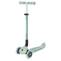 Trottinette - Globber - Go Up Deluxe Lights - 3 roues - Finition Paille De Blé - Pistache