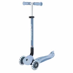 Trottinette - Globber - Go Up Deluxe Lights - 3 Roues - Eco-Logic - Bleu Cassis
