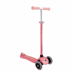 Globber - Trottinette 3 roues PRIMO PLUS GLOW LIGHTS - Rose Corail