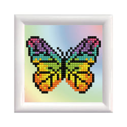 Diamond Dotz Rainbow Butterfly Includes Frame
