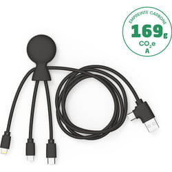 Xoopar XOOPARMRBIOLONGBLK câble de téléphone portable Noir
