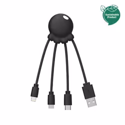 Câble batterie plastique recyclé Xoopar Octopus multi câble - TU