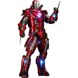 Hot Toys MMS618D43 Iron Man 3 Silver Centurion