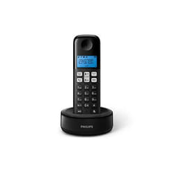 Philips D1611B/34 téléphone Téléphone DECT Identification de l'appelant Noir
