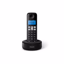 Philips D1611B/34 téléphone Téléphone DECT Identification de l'appelant Noir
