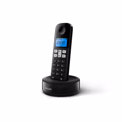Philips D1611B/34 téléphone Téléphone DECT Identification de l'appelant Noir