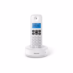 Philips D1611W/34, Téléphone DECT, Combiné sans fil, Haut-parleur, 50 entrées, Identification de l'appelant, Blanc