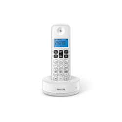 Philips D1611W/34 téléphone Téléphone DECT Identification de l'appelant Blanc