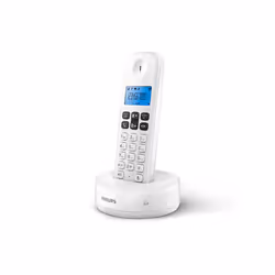 Philips D1611W/34 téléphone Téléphone DECT Identification de l'appelant Blanc