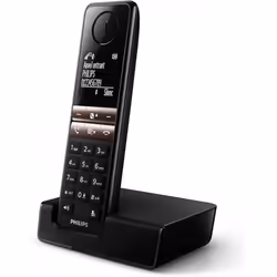 Philips Téléphone Sans Fil D4701B/34 Noir
