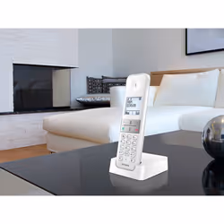 Philips D4701W/34 téléphone Téléphone DECT Identification de l'appelant Blanc