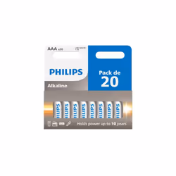 Présentation du Produit Le lot de 20 piles alcalines AAA 1,5V (LR03) de la marque Philips est idéal pour répondre à vos besoi ...