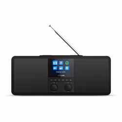 Philips TAR8805/10, Internet, Numérique, DAB, DAB+, FM, 6 W, Plage complète, TFT