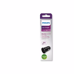 Philips DLP2510/00 chargeur d'appareils mobiles Universel Noir Allume-cigare Charge rapide Auto