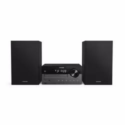 Philips TAM4505/12, Système micro audio domestique, Noir, Gris, 60 W, 10,2 cm, 2 cm, DAB, DAB+, FM